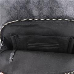COACH Ethan Backback in Signature Canvas Charcoal/ Black Men Bag